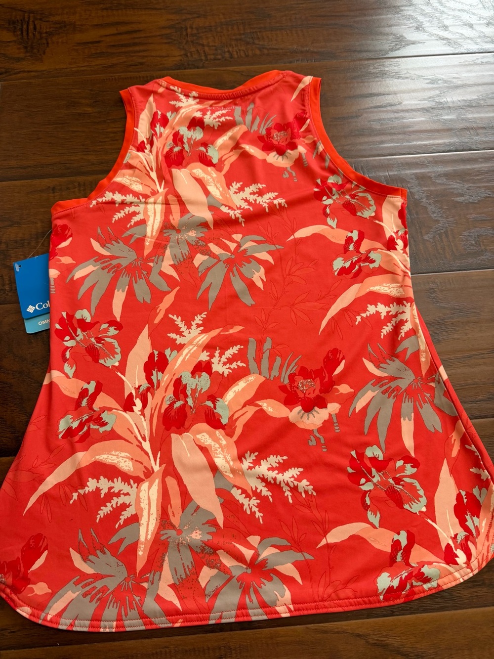 Columbia Women’s Bright Poppy Magnolia With Omni-Freeze Tank Top - Picture 2 of 7